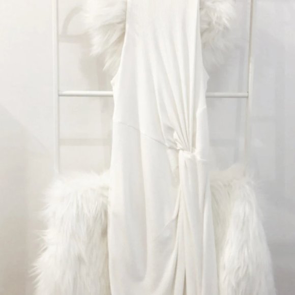 Mistress Rocks White Halter Dress - Picture 2 of 3